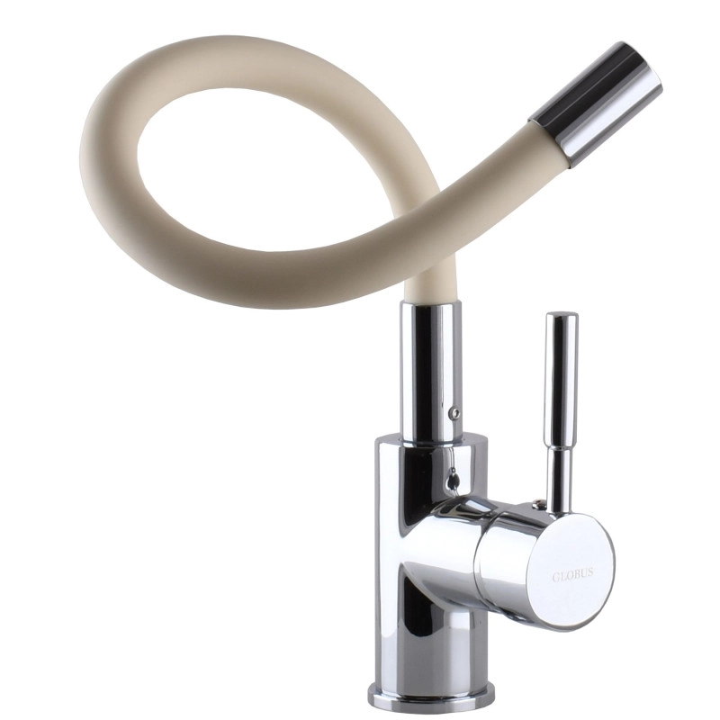Змішувач для кухні Globus Lux LAZER GLLR-0203S-BEIGE Фото - 2