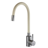 Змішувач для кухні Globus Lux ALPEN SBT1-203S-BEIGE Фото - 4