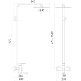 Душова система Globus Lux SICILIA PLUS-SBQ-SH-02-304 Фото - 5