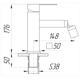 Смеситель для биде Globus Lux SICILIA SBQ-106 Фото - 1