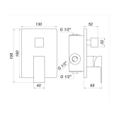 Змішувач для душу Globus Lux SMART GSM-305-00  Фото - 7