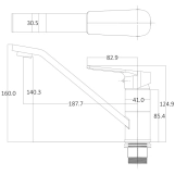 Змішувач для кухні Globus Lux BONN GLB-0203Q Фото - 1