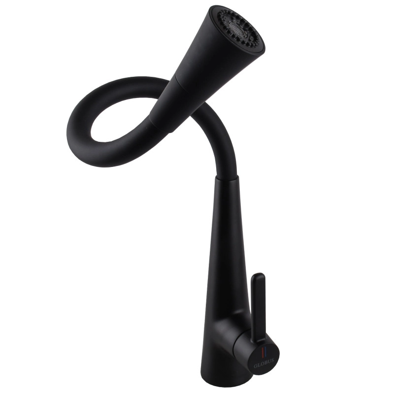 Смеситель для кухни Globus Lux LAZER Pro GLPR-203SM-BB Фото - 1