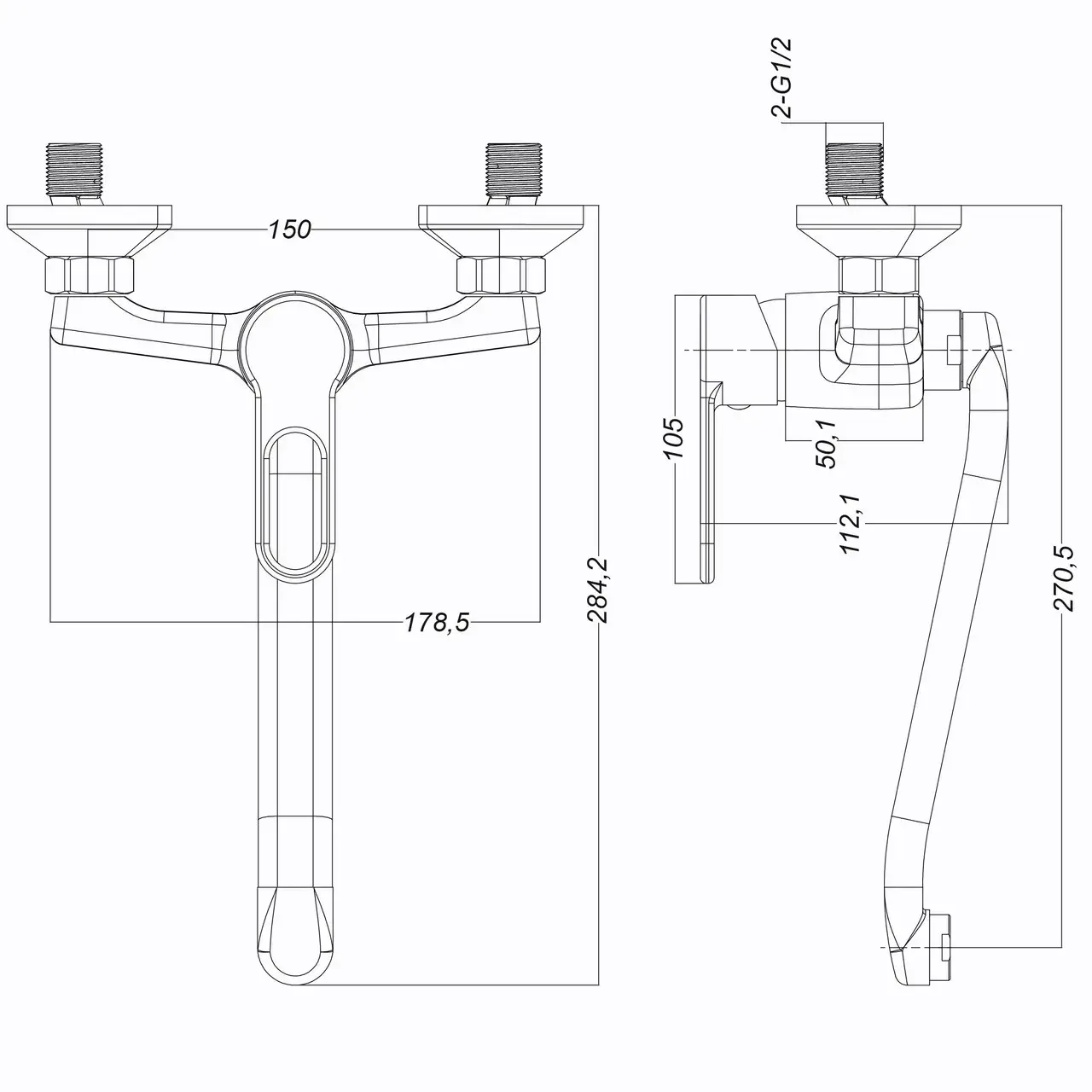 Змішувач для кухні Globus Lux Dolly GLD-0104 Фото - 1