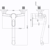 Змішувач для кухні Globus Lux Dolly GLD-0104 Фото - 1