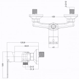 Змішувач для душу Globus Lux Dolly GLD-0105N Фото - 1