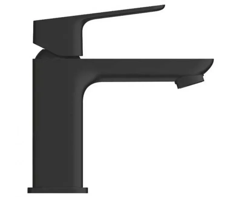 Смеситель для умывальника Grohe Cubeo, однорычажный, S-SiZE, черный матовый (1016992430) Фото - 2