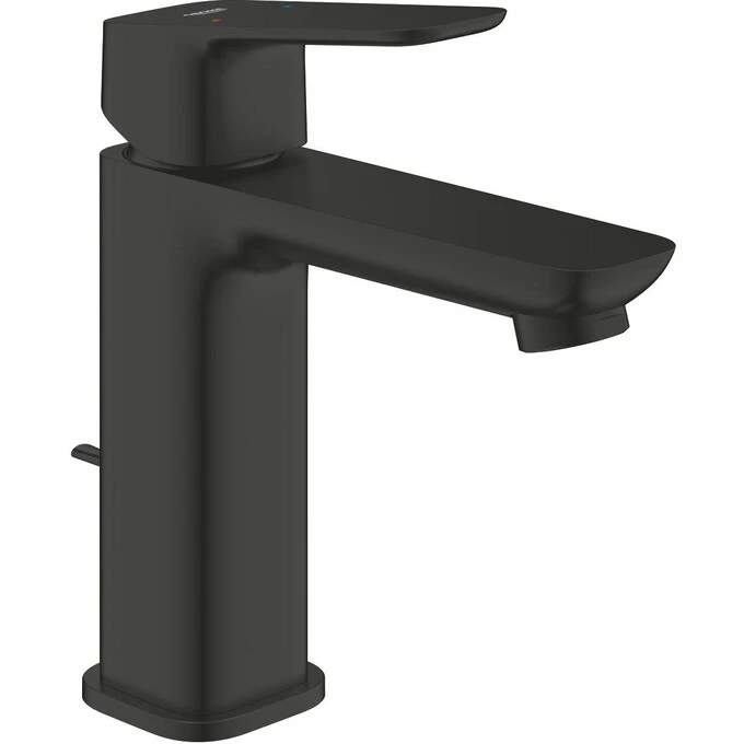 Змішувач для раковини Grohe Cubeo pop-up чорний матовий (1017492430)