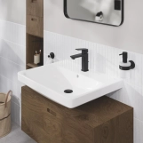 Змішувач для раковини Grohe Cubeo pop-up чорний матовий (1017492430) Фото - 1