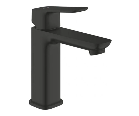 Смеситель для умывальника Grohe Cubeo M-Size однорычажный, черный матовый (1017552430)