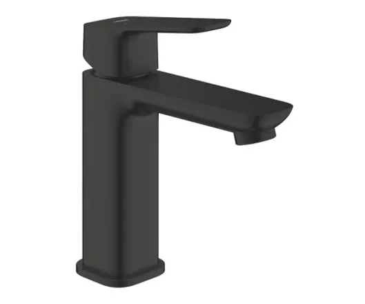 Змішувач для умивальника Grohe Cubeo M-Size одноважільний, чорний матовий (1017552430)