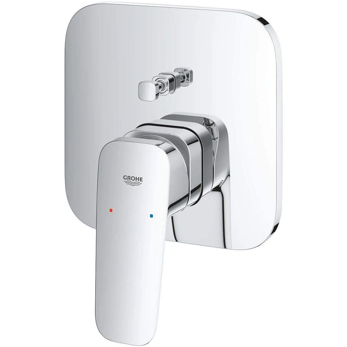 Змішувач для душу Grohe Cubeo одноважільний з перемикачем на 2 положення, хром (1017780000) Фото - 3