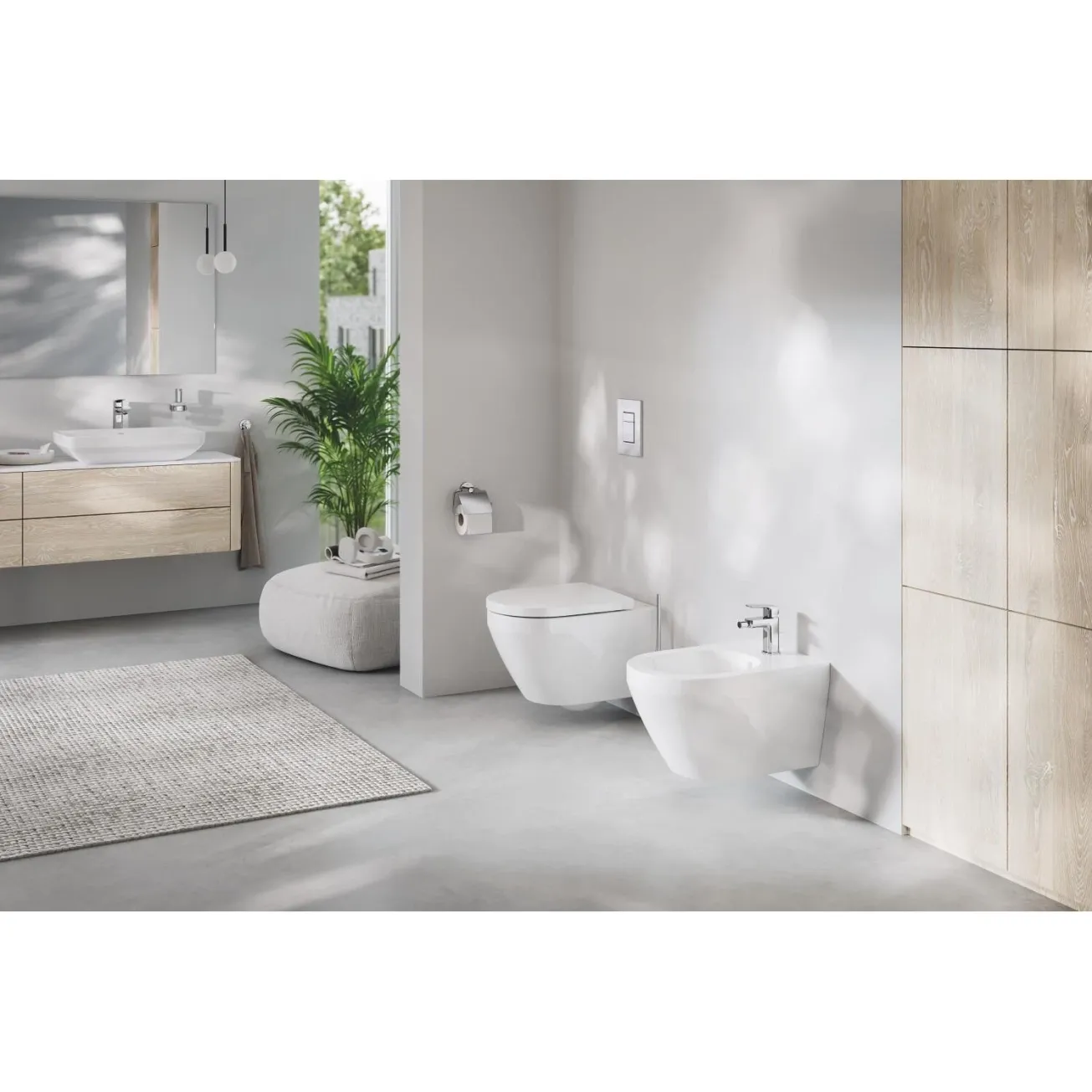 Смеситель для биде Grohe Cubeo однорычажный, S-размера, хром (1018100000) Фото - 1