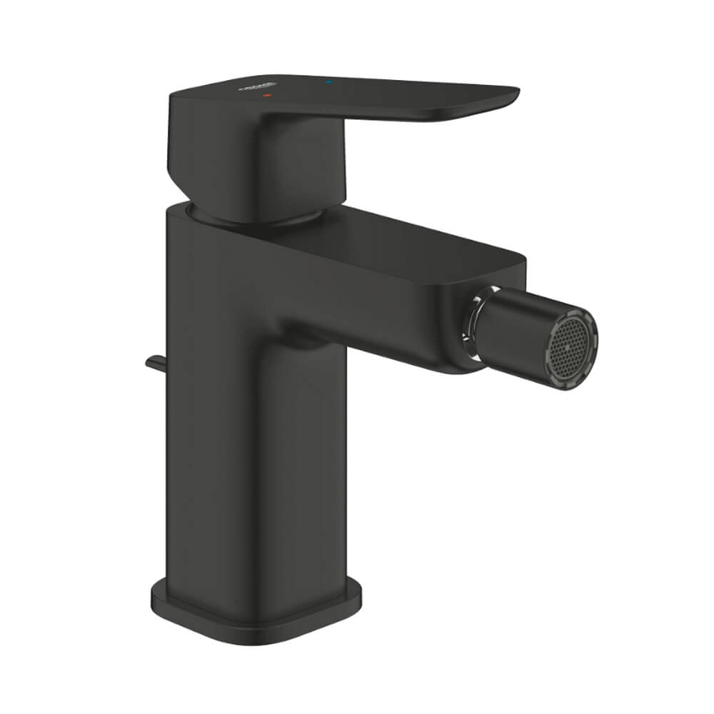 Змішувач для біде Grohe Cubeo одноважільний, S-розміру, чорний матовий (1018102430)