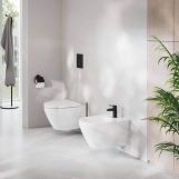 Змішувач для біде Grohe Cubeo одноважільний, S-розміру, чорний матовий (1018102430) Фото - 3