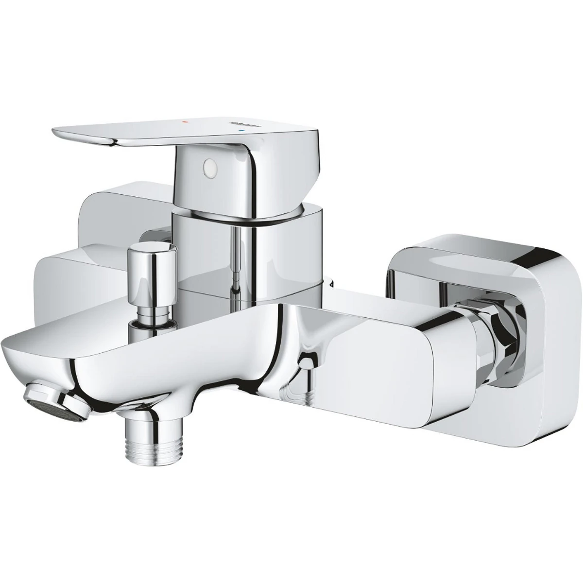 Смеситель для ванны Grohe Cubeo с душевым набором, хром (1018140000) Фото - 3