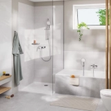 Змішувач для душу Grohe Cubeo, одноважільний, хром (1018240000) Фото - 3