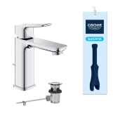 Змішувач для раковини Grohe QuickFix Dice M-Size 1018320000 з донним клапаном Фото - 3