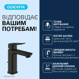 Смеситель для раковины Grohe QuickFix Dice M-Size 1018322430 с донным клапаном Фото - 2
