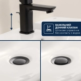 Смеситель для раковины Grohe QuickFix Dice M-Size 1018322430 с донным клапаном Фото - 7