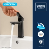 Змішувач для раковини Grohe QuickFix Dice M-Size 1018332430 з донним клапаном Фото - 7