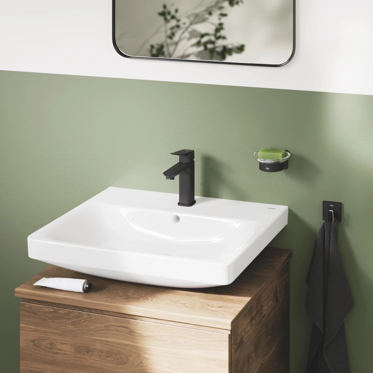 Змішувач для раковини Grohe QuickFix Dice ES M-Size 1018362430 з донним клапаном Фото - 13