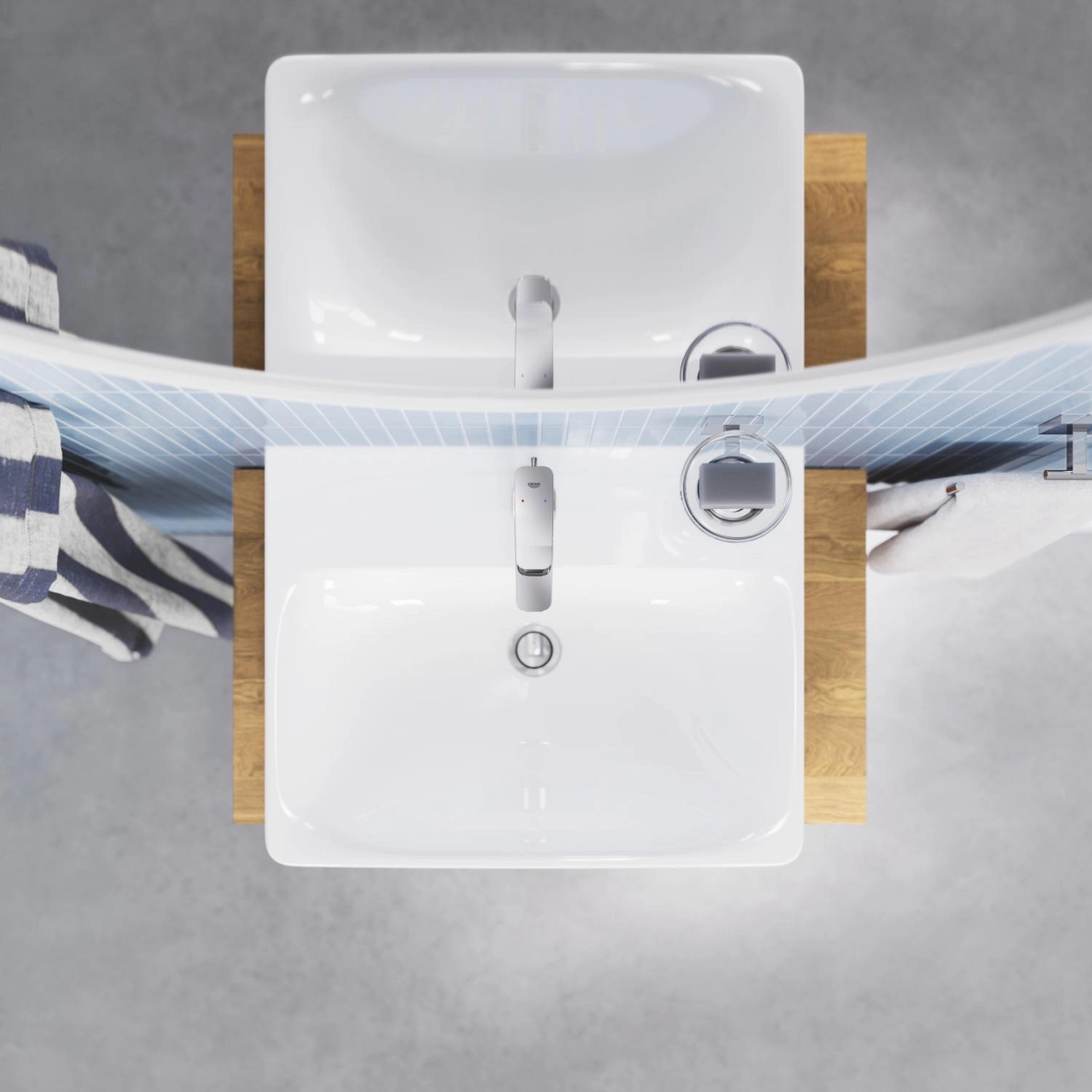 Смеситель для раковины Grohe QuickFix Dice S-Size 1018560000 с донным клапаном Фото - 12