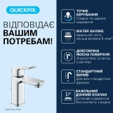 Смеситель для раковины Grohe QuickFix Dice S-Size 1018560000 с донным клапаном Фото - 2