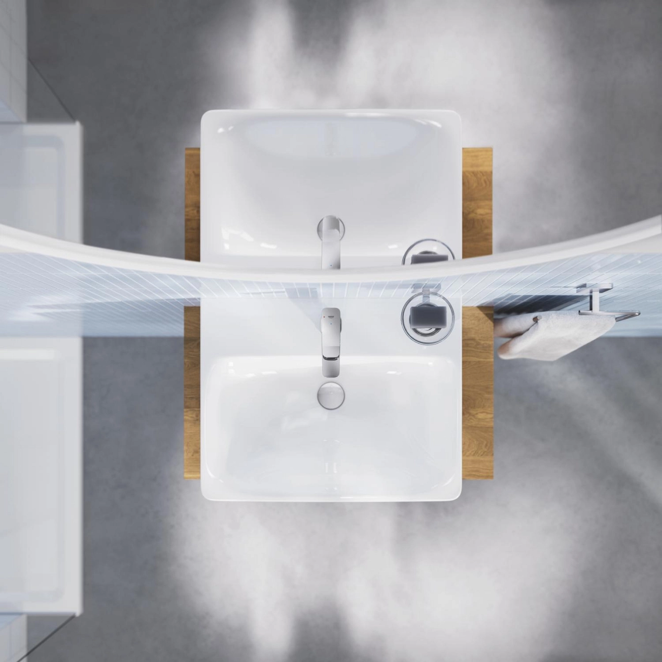 Змішувач для раковини Grohe QuickFix Dice ES S-Size 1018610000 з донним клапаном Фото - 12