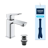 Змішувач для раковини Grohe QuickFix Dice ES S-Size 1018610000 з донним клапаном Фото - 3