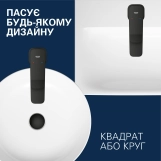 Змішувач для раковини Grohe QuickFix Dice ES S-Size 1018612430 з донним клапаном Фото - 11
