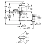 Змішувач для біде Grohe QuickFix Dice 1018772430 Фото - 1
