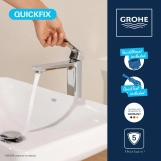Змішувач для раковини Grohe QuickFix Dice XL-Size 1018920000 Фото - 5