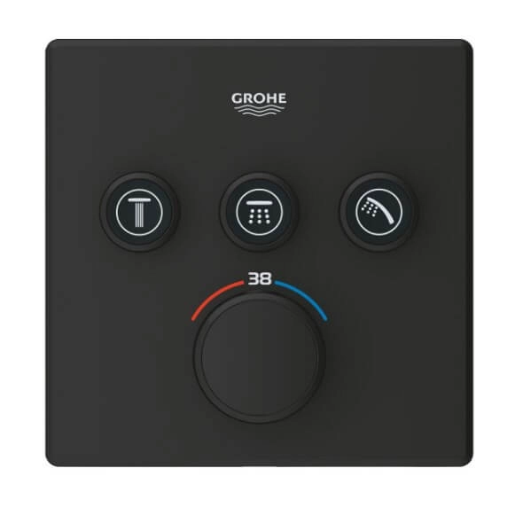 Термостат Grohe Grohtherm SmartControl с 3 кнопками управления (102167KF00) Фото - 2