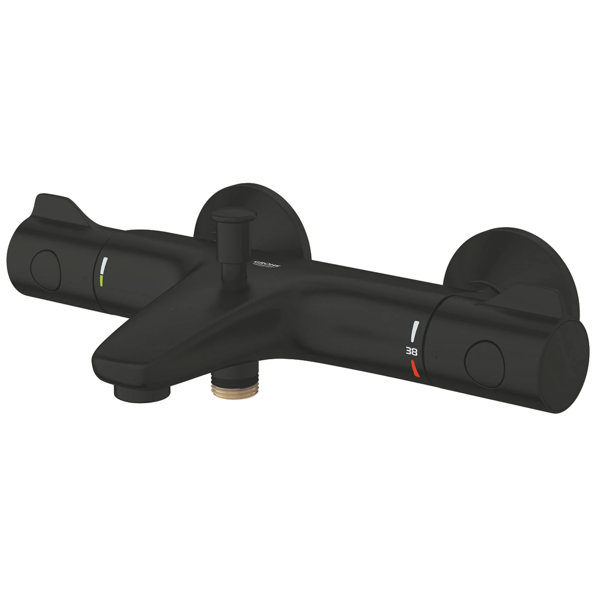 Термостат для ванни Grohe Grohtherm 800 чорний матовий (1022032430) Фото - 1