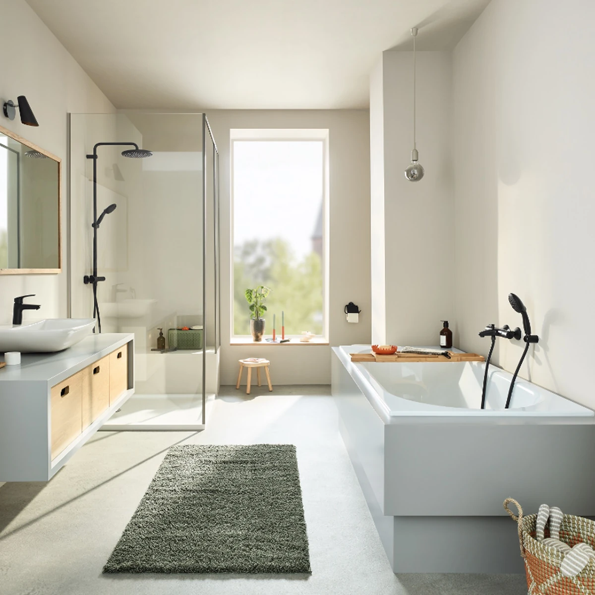 Термостат для ванни Grohe Grohtherm 800 чорний матовий (1022032430) Фото - 3