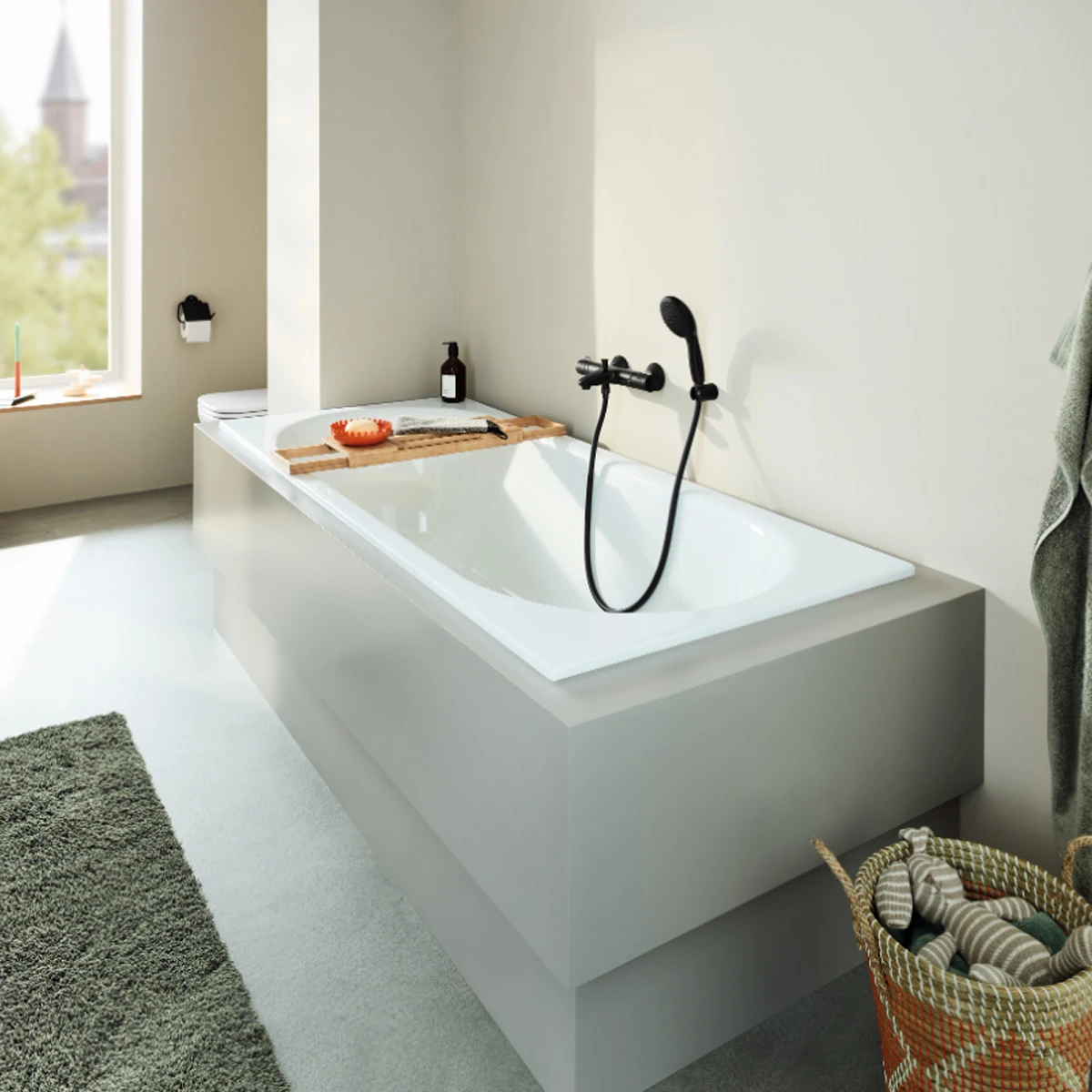 Термостат для ванни Grohe Grohtherm 800 чорний матовий (1022032430) Фото - 4