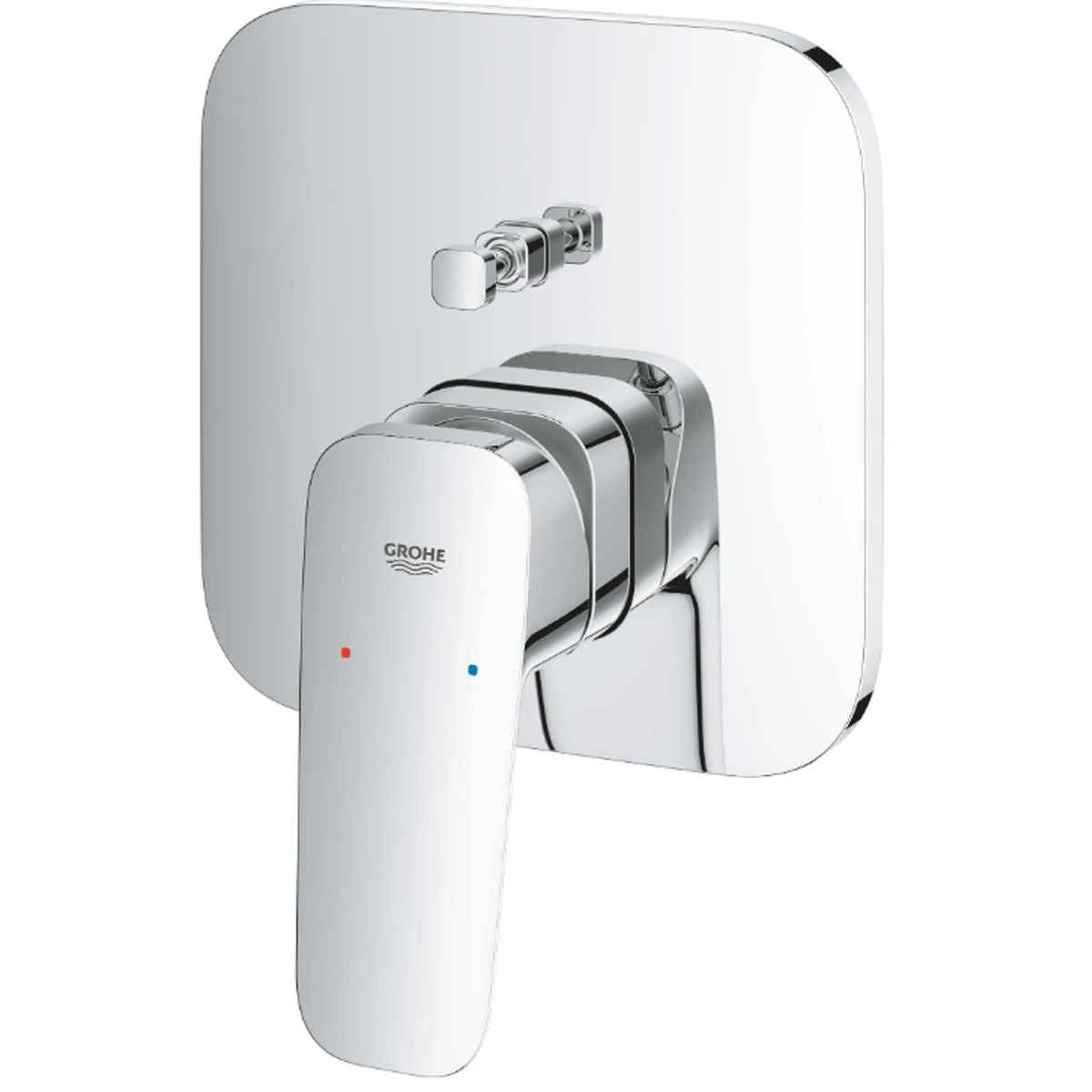 Набор для душа Grohe CUBEO (верхний душ, смеситель на ванну ПМ, душевой набор), хром (1053360000) Фото - 4
