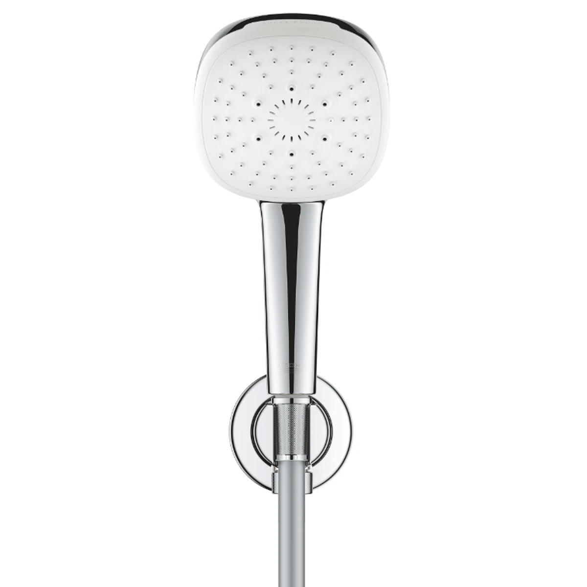Набор для душа Grohe CUBEO (верхний душ, смеситель на ванну ПМ, душевой набор), хром (1053360000) Фото - 6