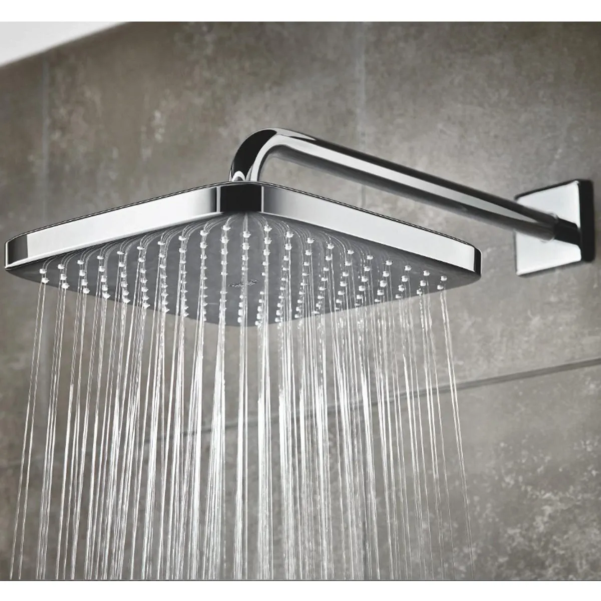 Набір для душу Grohe CUBEO (верхній душ,змішувач на ванну ПМ ,душовий набір),   хром (1053360000) Фото - 8