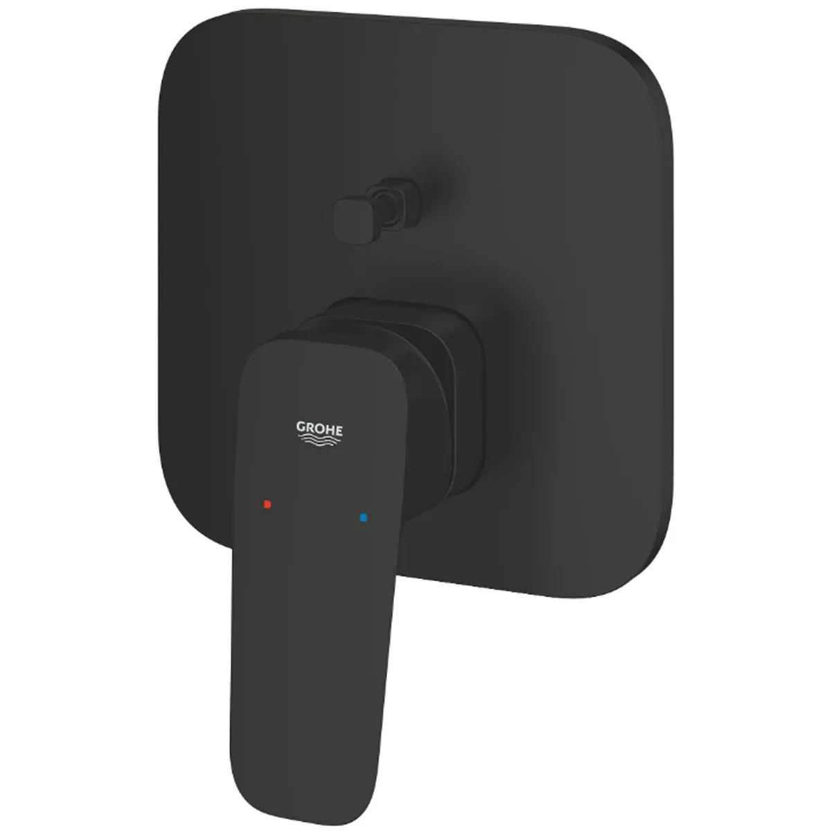 Набір для душу Grohe CUBEO (верхній душ, змішувач на ванну ПМ, душовий набір),  чорний матовий (1053362430) Фото - 3