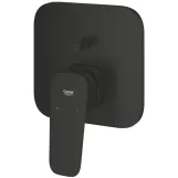 Набір для душу Grohe CUBEO (верхній душ, змішувач на ванну ПМ, душовий набір),  чорний матовий (1053362430) Фото - 3