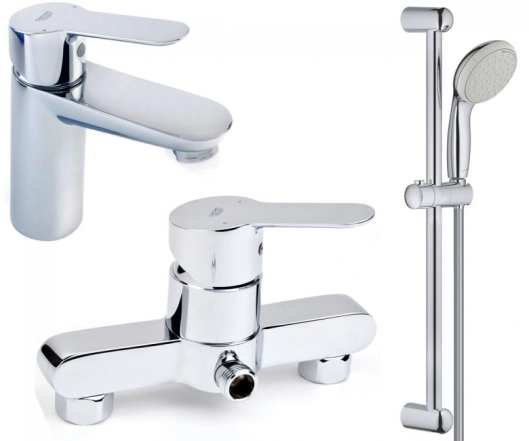 Комплект змішувачів Grohe BauEdge, хром (123208S)