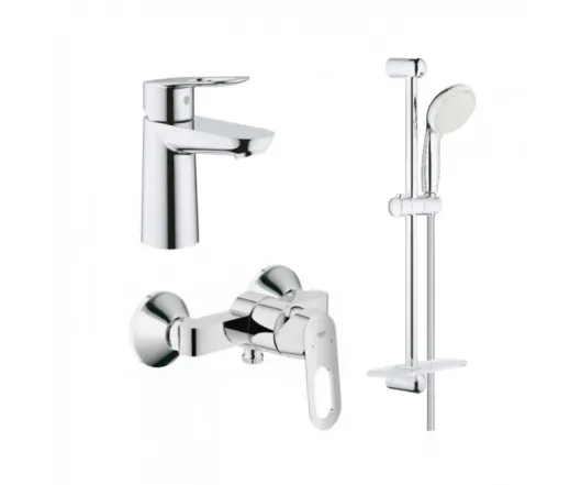 Набор смесителей Grohe Bauloop S 3 в 1 для душа, хром (123220SA)
