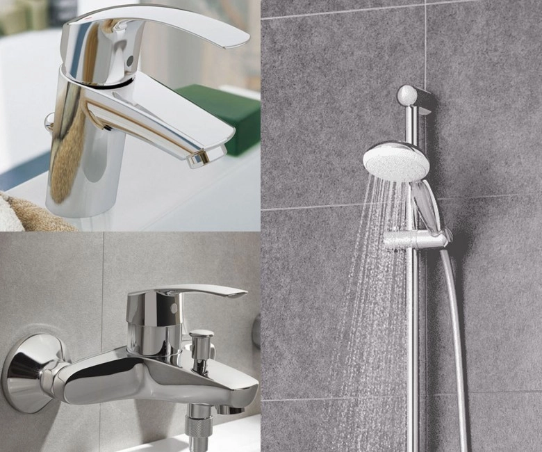 Комплект смесителей для ванны Grohe Eurosmart (123238 S) Фото - 5