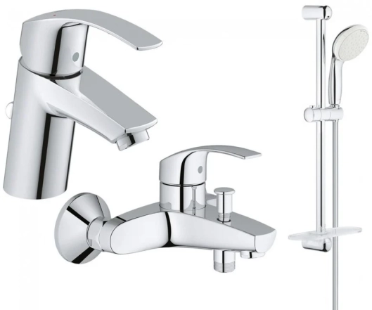 Комплект смесителей для ванны Grohe Eurosmart (123238 S)
