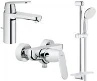 Комплект смесителей Grohe Eurosmart Cosmopolitan для душа, хром (126114M)