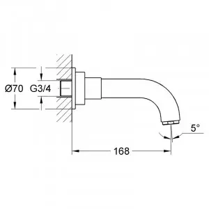 Вилив Grohe Atrio (13170000) Фото - 1
