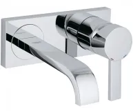Смеситель для умывальника Grohe Allure, монтаж со стены, внешняя и внутренняя часть, хром (19309000/33769000) Фото - 1