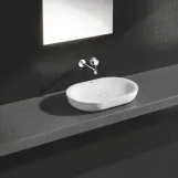 Змішувач для умивальника Grohe Essence New M-Size, монтаж зі стіни, зовнішня частина, хром Фото - 3